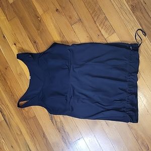 Lululemon black with stripe Back on the Track Tank Top 8